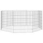 Zoonatie Dierenverblijf 8 panelen 54x60 cm gegalvaniseerd ijzer - Afbeelding 3