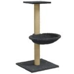 Zoonatie Kattenmeubel met sisal krabpaal 74 cm donkergrijs