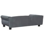 Zoonatie Hondenmand 95x55x30 cm fluweel donkergrijs - Image 4
