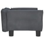 Zoonatie Hondenmand 70x45x30 cm fluweel donkergrijs - Afbeelding 3
