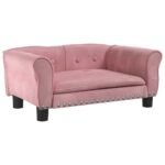 Zoonatie Hondenmand 70x45x30 cm fluweel roze