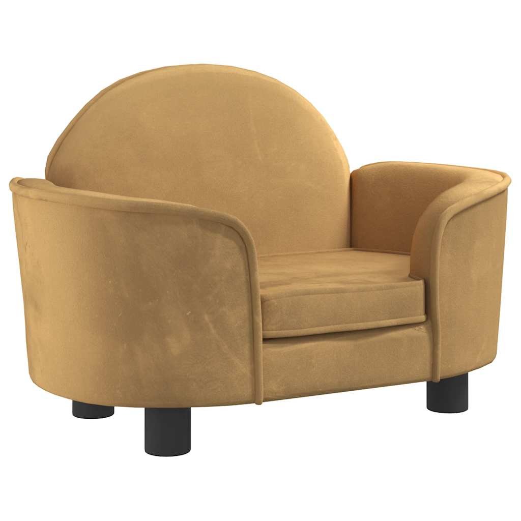 8720287218265_a_en_hd_1.jpg Zoonatie Hondenmand 66x40x45 cm fluweel bruin - Image 1