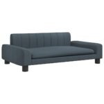 Zoonatie Hondenmand 90x53x30 cm stof donkergrijs