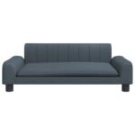 Zoonatie Hondenmand 90x53x30 cm stof donkergrijs - Afbeelding 2
