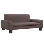 Zoonatie Hondenmand 70x45x30 cm kunstleer bruin
