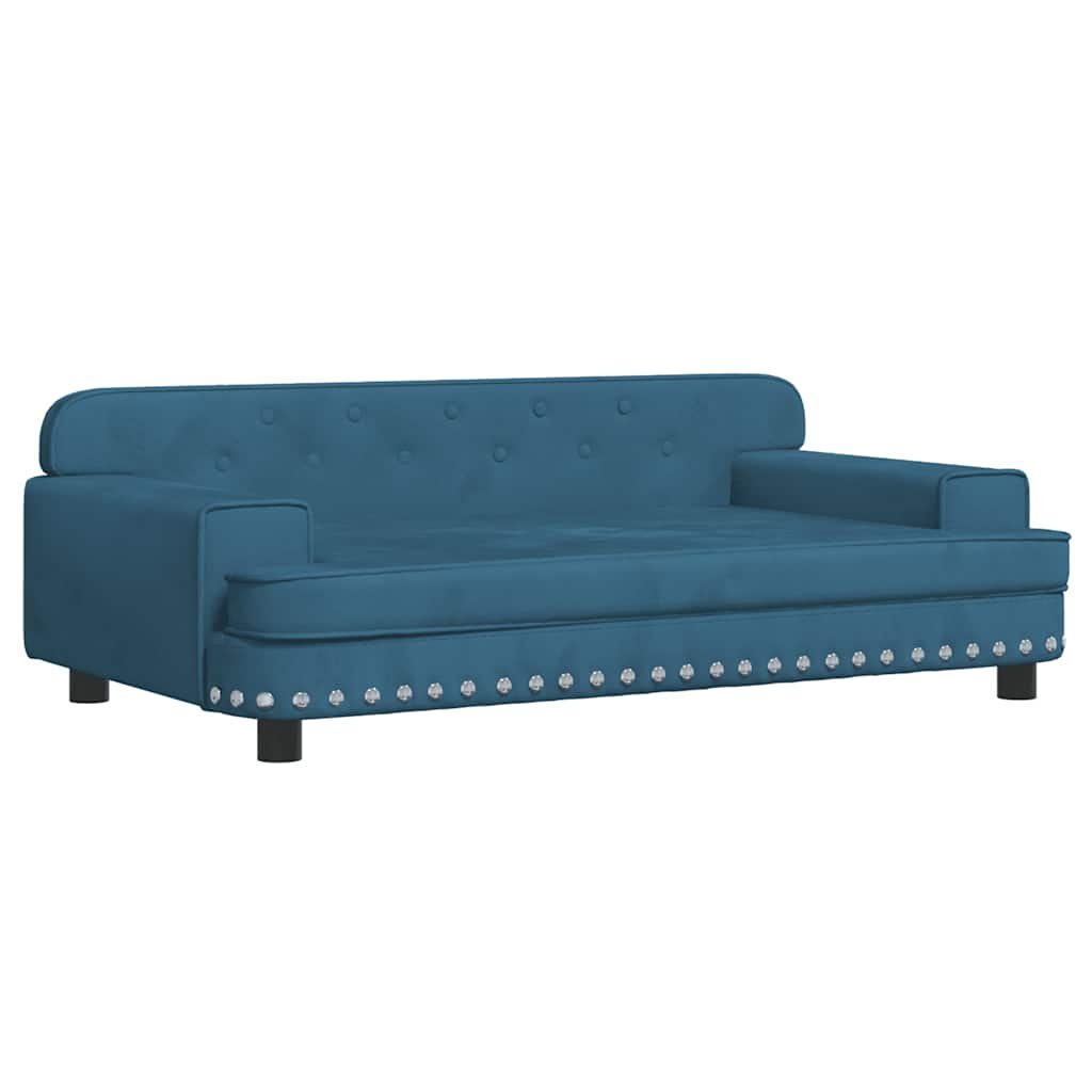 8720287218517_a_en_hd_1.jpg Zoonatie Hondenmand 90x53x30 cm fluweel blauw - Image 1