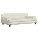 Zoonatie Hondenmand 90x53x30 cm fluweel crèmekleurig