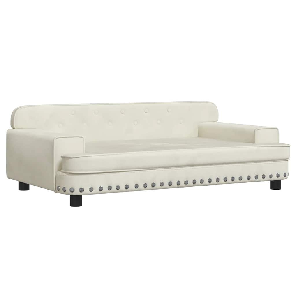 8720287218579_a_en_hd_1.jpg Zoonatie Hondenmand 90x53x30 cm fluweel crèmekleurig - Image 1