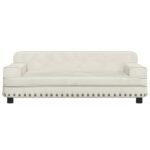 Zoonatie Hondenmand 90x53x30 cm fluweel crèmekleurig - Afbeelding 2