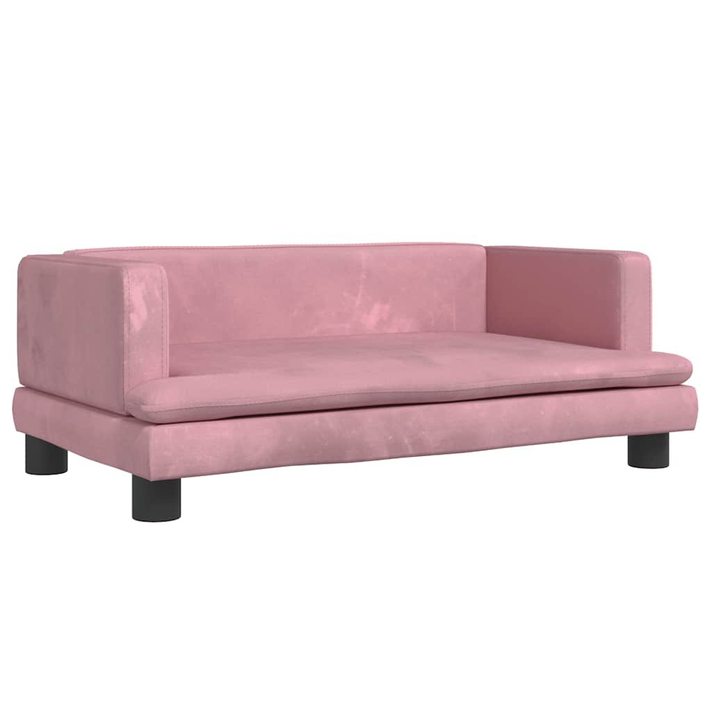 8720287218807_a_en_hd_1.jpg Zoonatie Hondenmand 80x45x30 cm fluweel roze - Afbeelding 1