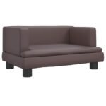 Zoonatie Hondenmand 60x40x30 cm kunstleer bruin