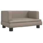 Zoonatie Hondenmand 60x40x30 cm kunstleer cappuccinokleurig