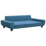Zoonatie Hondenmand 100x54x33 cm fluweel blauw