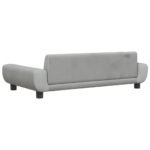Zoonatie Hondenmand 100x54x33 cm fluweel lichtgrijs - Image 4
