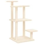Zoonatie Krabpaal met platforms 98,5 cm crèmekleurig