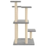 Zoonatie Krabpalen met platforms 98,5 cm lichtgrijs - Image 4