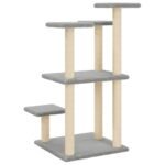 Zoonatie Krabpalen met platforms 98,5 cm lichtgrijs - Image 5