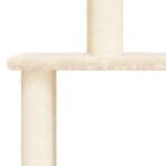 Zoonatie Kattenmeubel met sisal krabpalen 183 cm crèmekleurig - Afbeelding 4