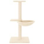 Zoonatie Kattenmeubel met sisal krabpalen 72 cm crèmekleurig - Afbeelding 2