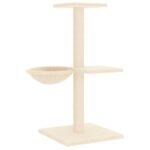Zoonatie Kattenmeubel met sisal krabpalen 72 cm crèmekleurig - Afbeelding 4
