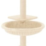 Zoonatie Kattenmeubel met sisal krabpalen 72 cm crèmekleurig - Afbeelding 5