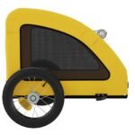Hondenfietstrailer oxford stof en ijzer geel - Afbeelding 6
