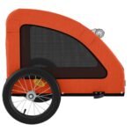 Hondenfietstrailer oxford stof en ijzer oranje - Afbeelding 6
