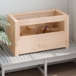 Zoonatie Hamsterkooi 60x30x35 cm massief vurenhout