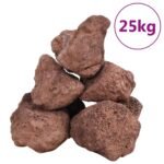Zoonatie Lavastenen 25 kg 10-30 cm rood