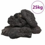 Zoonatie Lavastenen 25 kg 10-30 cm zwart