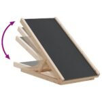 Zoonatie Hondenloopplank 70x35 cm massief vurenhout grijs - Afbeelding 6
