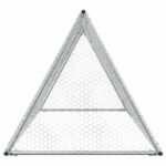 Zoonatie Kippenhok 200x105x91 cm gegalvaniseerd staal zilverkleurig - Afbeelding 5