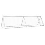 Zoonatie Kippenhok 400x105x91 cm gegalvaniseerd staal zilverkleurig
