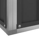 Zoonatie Volière 210,5x107x212 m staal zilverkleurig - Afbeelding 8